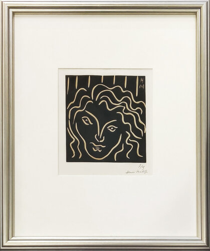 TETE DE FEMME EN MASCARON van Henri Matisse, Afdruk te koop op Singulart