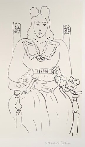 Etude pour poème de Charles d'Orléans van Henri Matisse, Afdruk te koop op Singulart