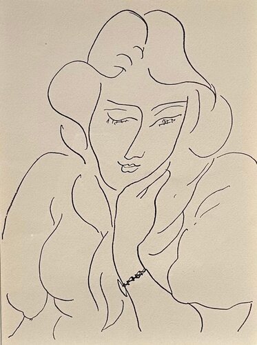 Monique Hommage Dessins De Matisse van Henri Matisse, Afdruk te koop op Singulart