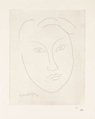 MASQUE DE JEUNE GARÇON (Mask of a Young Boy) van Henri Matisse, Afdruk te koop op Singulart