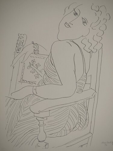 Le portrait au fauteui di Henri Matisse, Stampa in vendita su Singulart