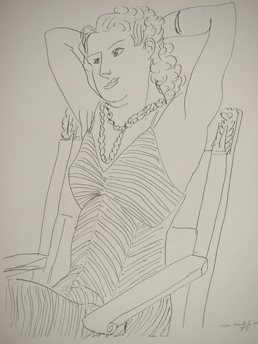 La muse paisible, Lithographie signée by Henri Matisse, Print for Sale on Singulart