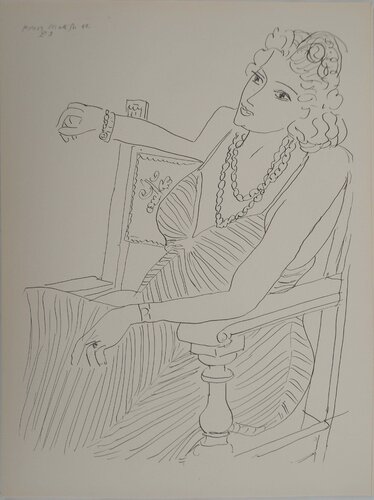 Femme attentive, Lithographie signée by Henri Matisse, Print for Sale on Singulart