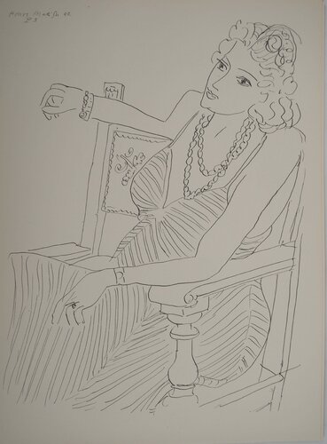 Femme attentiv van Henri Matisse, Afdruk te koop op Singulart