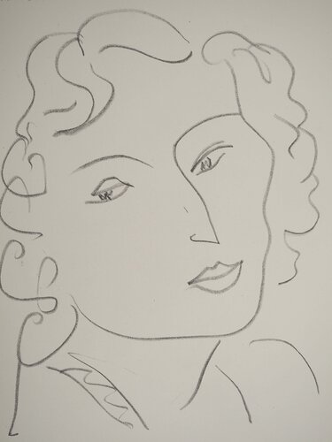 Jeune fille au sourire en coi van Henri Matisse, Afdruk te koop op Singulart