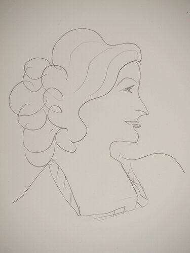 Profil féminin sourian van Henri Matisse, Afdruk te koop op Singulart