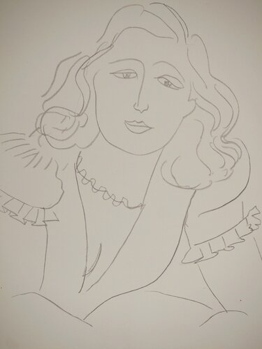 Muse en robe de marié di Henri Matisse, Stampa in vendita su Singulart