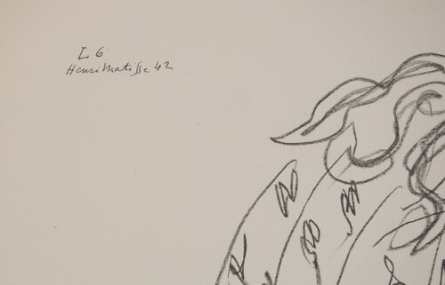 Jeune femme jouant de son charme di Henri Matisse, Stampa in vendita su Singulart