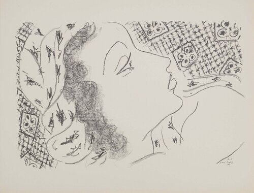 Profil au turban de Henri Matisse, Impresión a la venta en Singulart