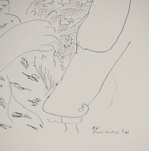 Séductrice au foulard di Henri Matisse, Stampa in vendita su Singulart