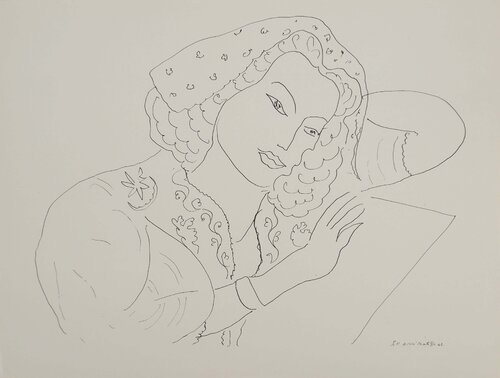 Rêverie solitaire von Henri Matisse, Druck kaufen auf Singulart