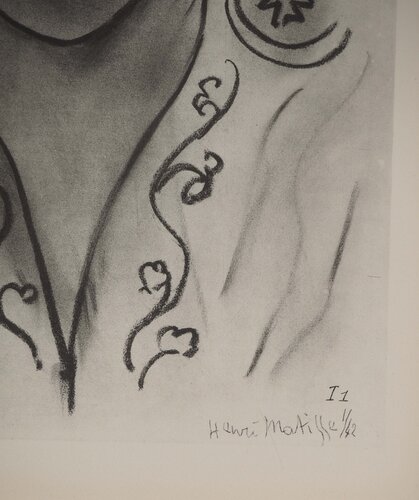 Modèle aux grands yeux par Henri Matisse, Édition en vente sur Singulart