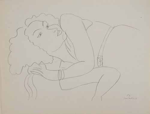 Femme au repos par Henri Matisse, Édition en vente sur Singulart