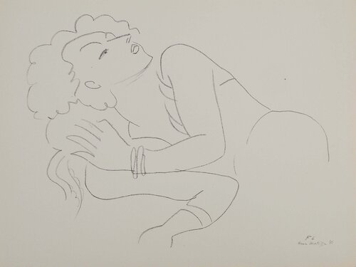Jeune femme au bracelet von Henri Matisse, Druck kaufen auf Singulart
