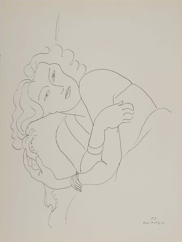 Jeune timide aux bras croisés van Henri Matisse, Afdruk te koop op Singulart
