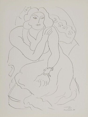 Modèle se cachant de son bras von Henri Matisse, Druck kaufen auf Singulart