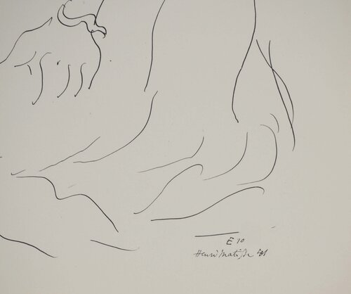 Modèle se cachant de son bras van Henri Matisse, Afdruk te koop op Singulart
