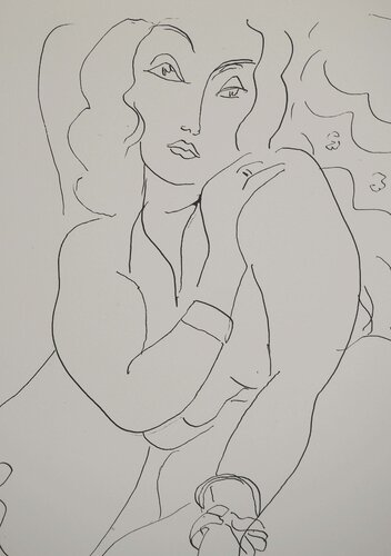 Jeune femme pudique di Henri Matisse, Stampa in vendita su Singulart