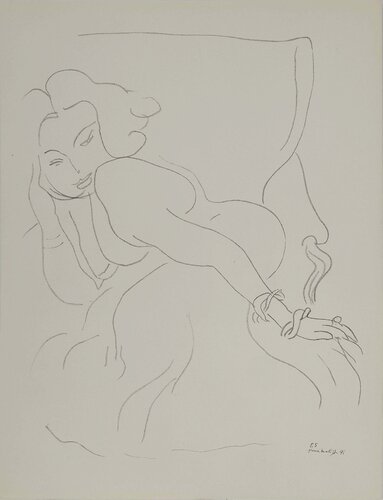Muse aux bijoux précieux van Henri Matisse, Afdruk te koop op Singulart
