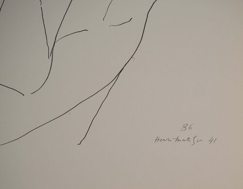 Portrait de profil di Henri Matisse, Stampa in vendita su Singulart