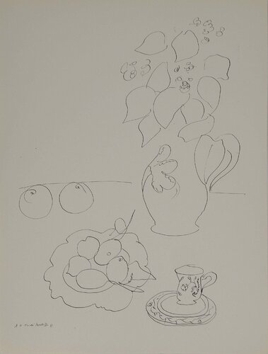 Nature morte au vase van Henri Matisse, Afdruk te koop op Singulart