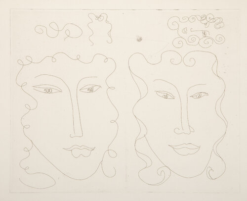Two Faces von Henri Matisse, Druck kaufen auf Singulart
