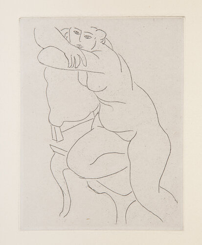 Nu au Fauteuil di Henri Matisse, Stampa in vendita su Singulart