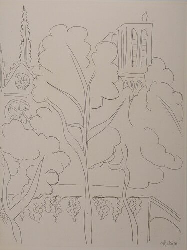 Les tours de Notre Dame, Gravure originale signée by Henri Matisse, Print for Sale on Singulart