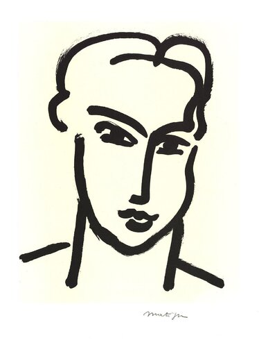 Grande Tete De Katia di Henri Matisse, Stampa in vendita su Singulart