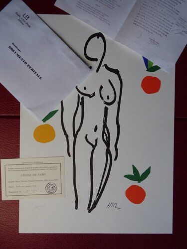 Nude Girl with oranges van Henri Matisse, Afdruk te koop op Singulart
