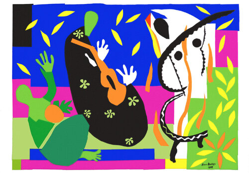 Colors - 5 lithographs von Henri Matisse, Druck kaufen auf Singulart