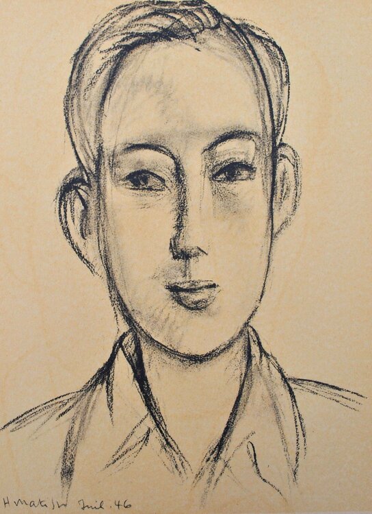 Homme tranquille Henri Matisse