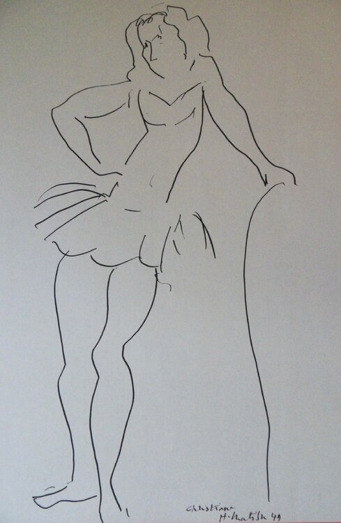Christiane, la danseuse Henri Matisse