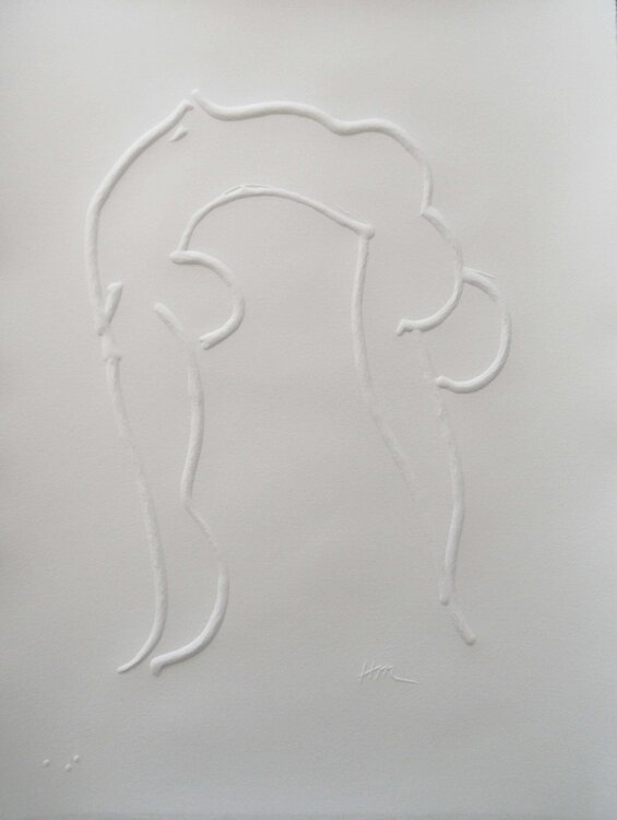 Acrobate faisant le pont, Gravure signée Henri Matisse