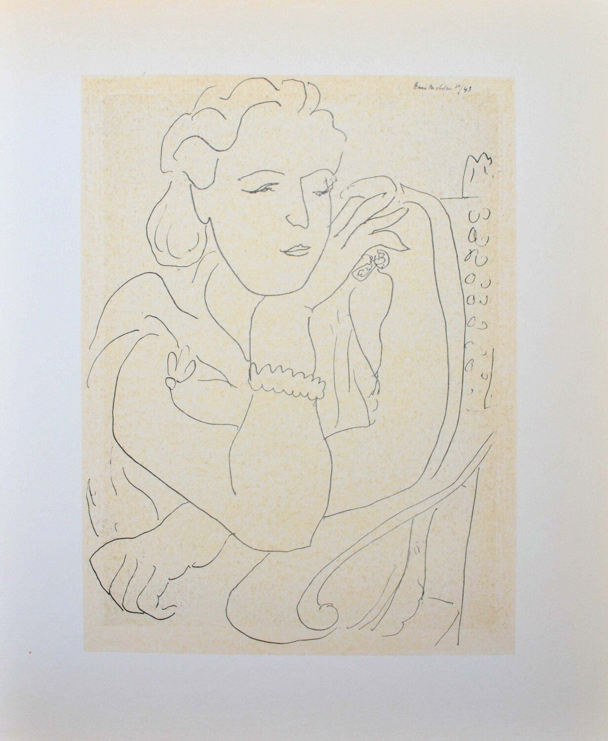Belle bourgeoise élégante Henri Matisse Édition à vendre