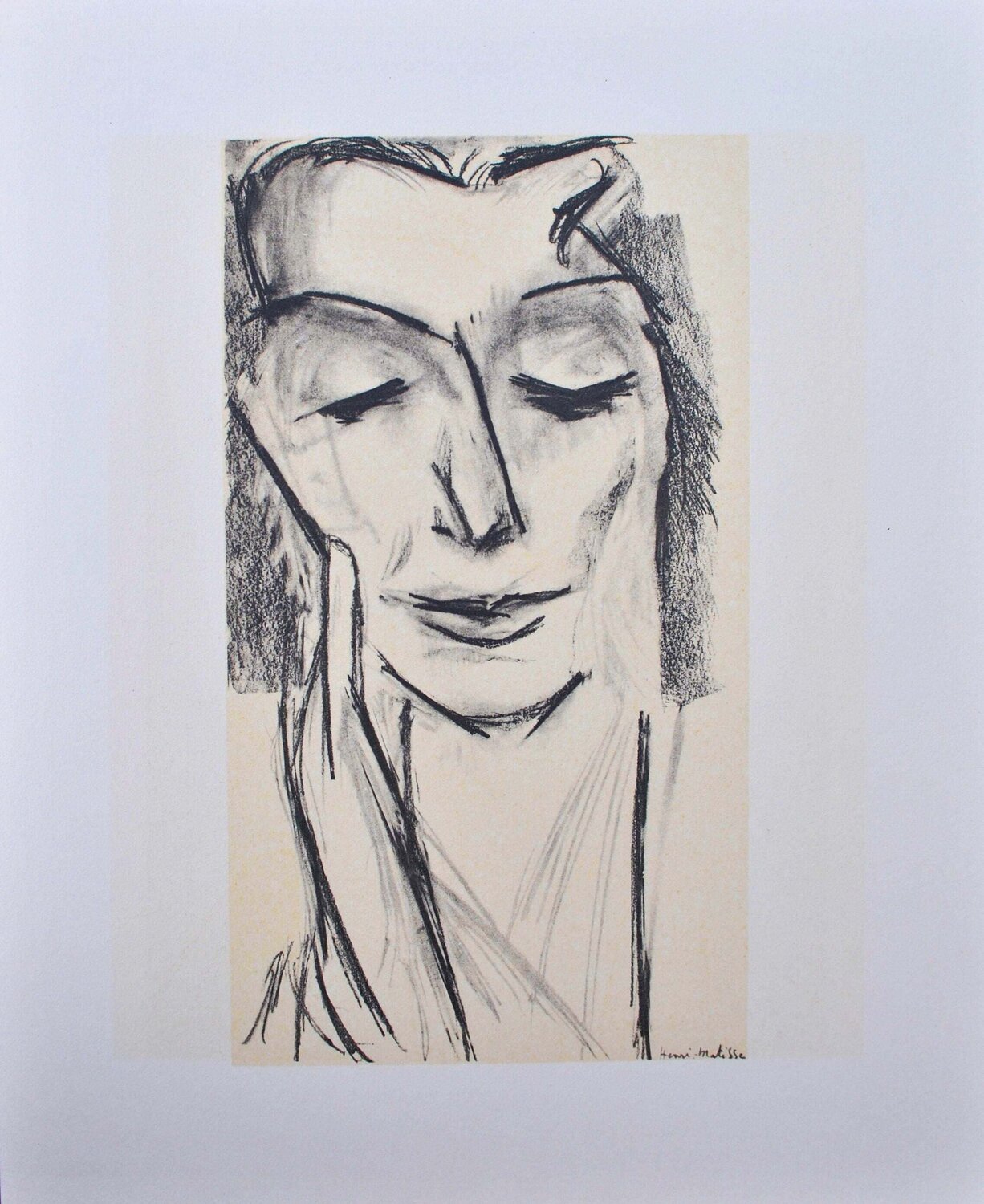 Femme timide Henri Matisse Afdruk te koop