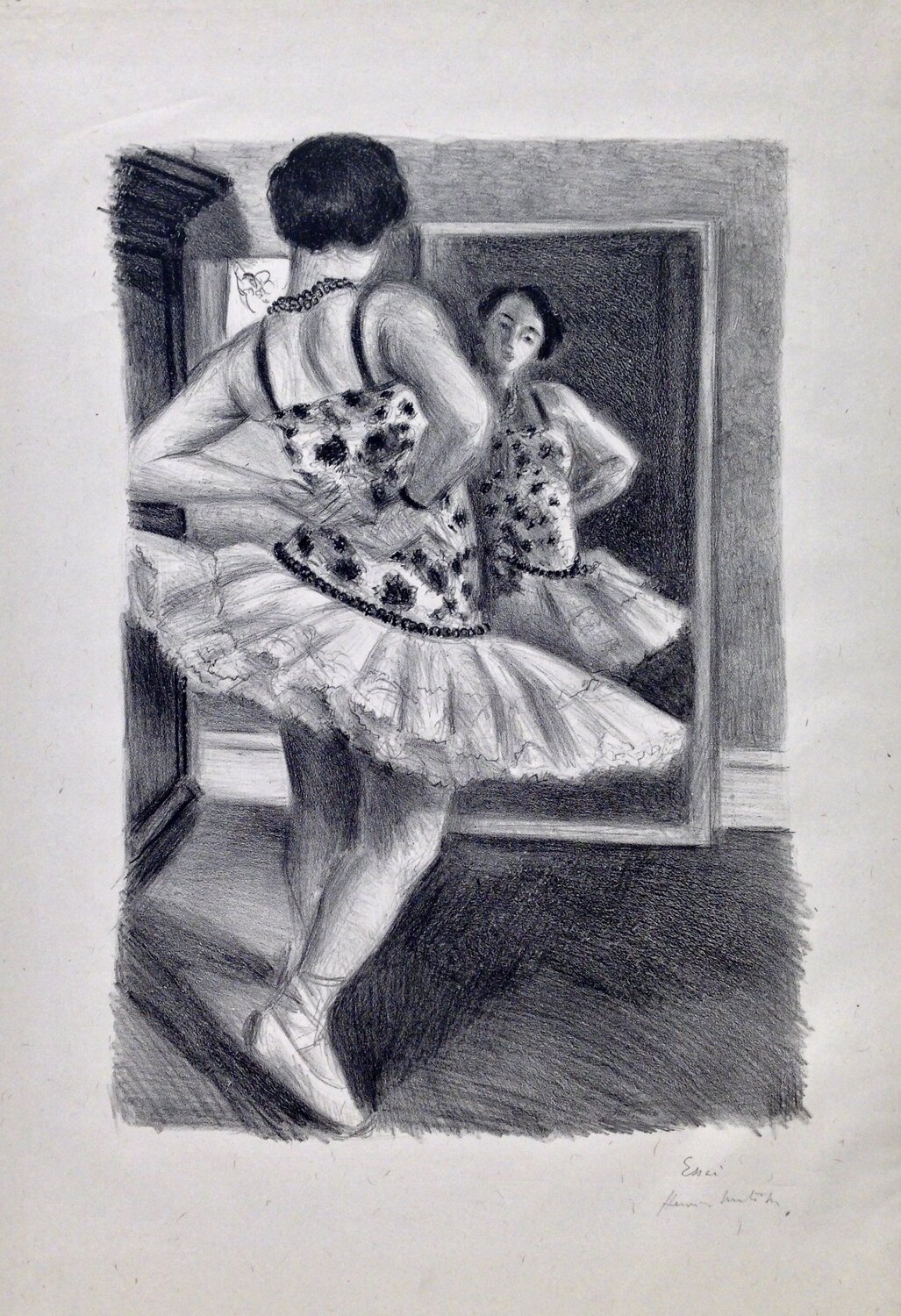 Dancer at the Mirror Henri Matisse