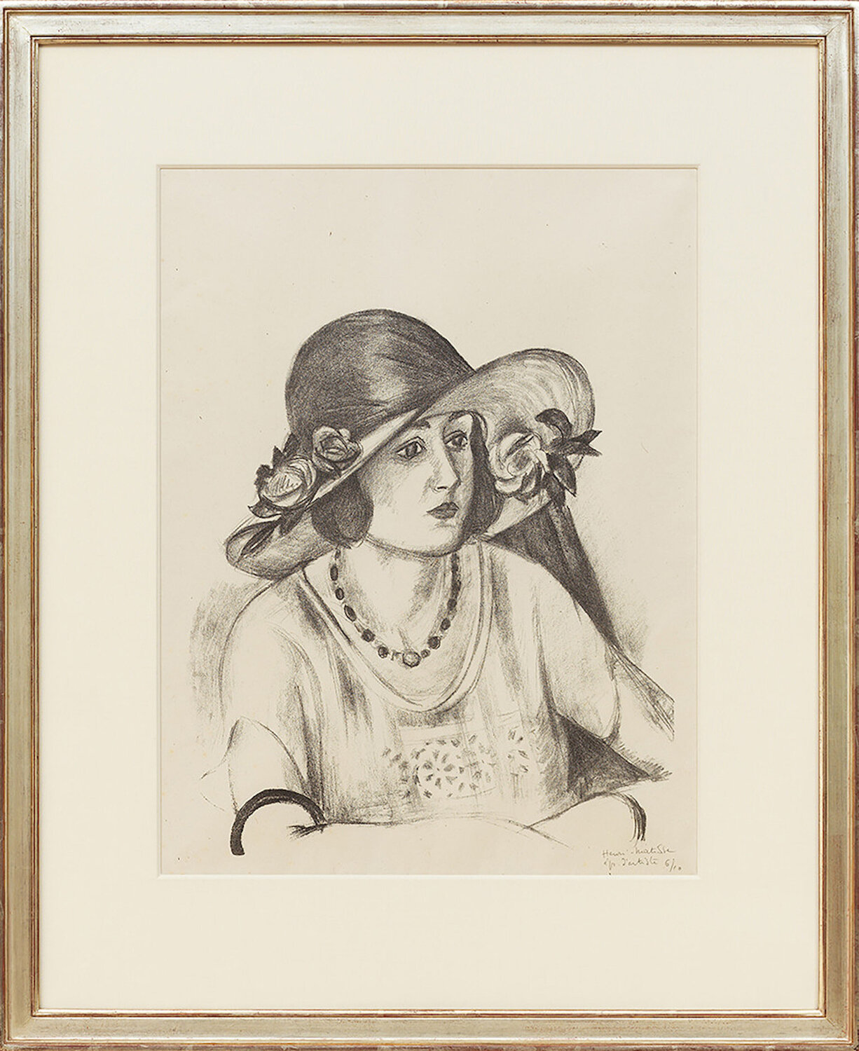 La capeline de paille d'Italie Henri Matisse