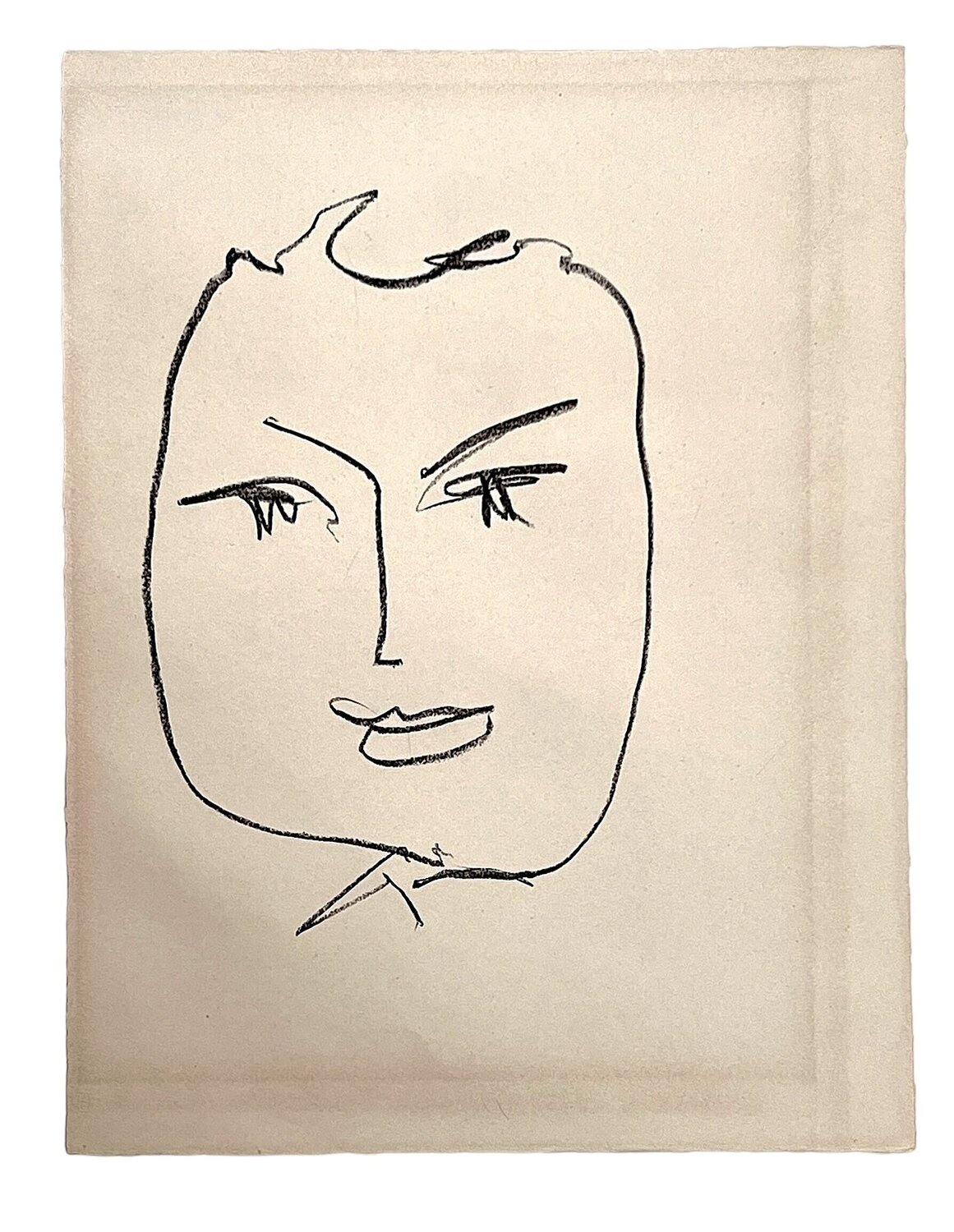Paul Demarne, Visage (D.692) Henri Matisse