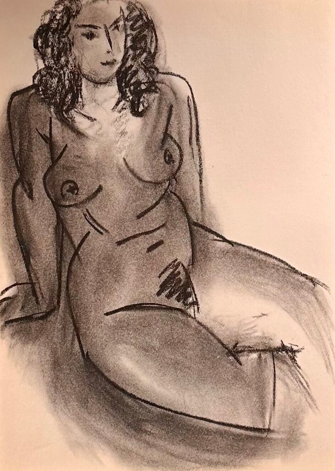 Derriere Le Miroir Seated Nude Henri Matisse