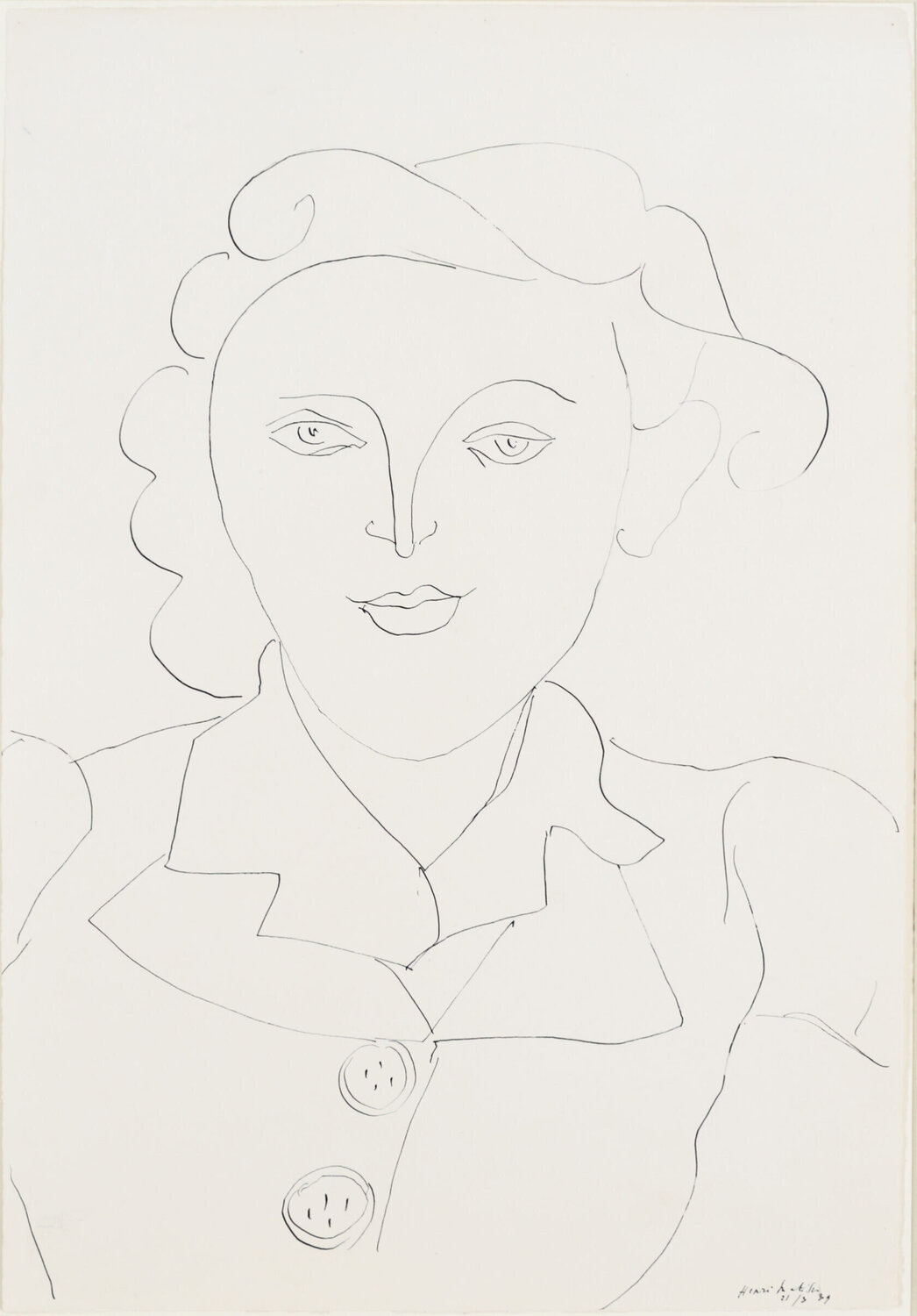 Femme au chapeau Henri Matisse Werk auf Papier zu verkaufen