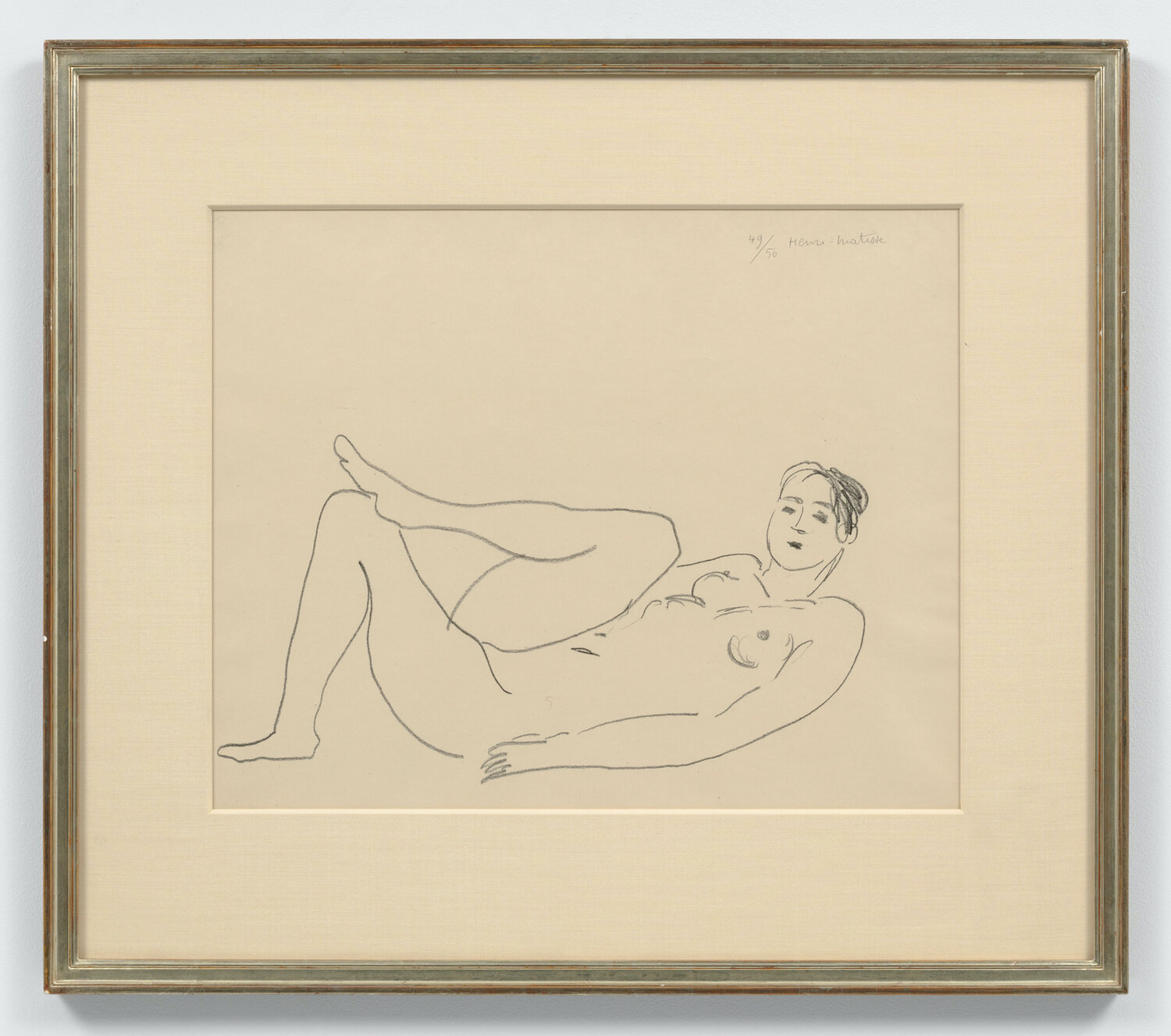 Nu couché, jambe repliée - Étude de jambes Henri Matisse Druck zu verkaufen