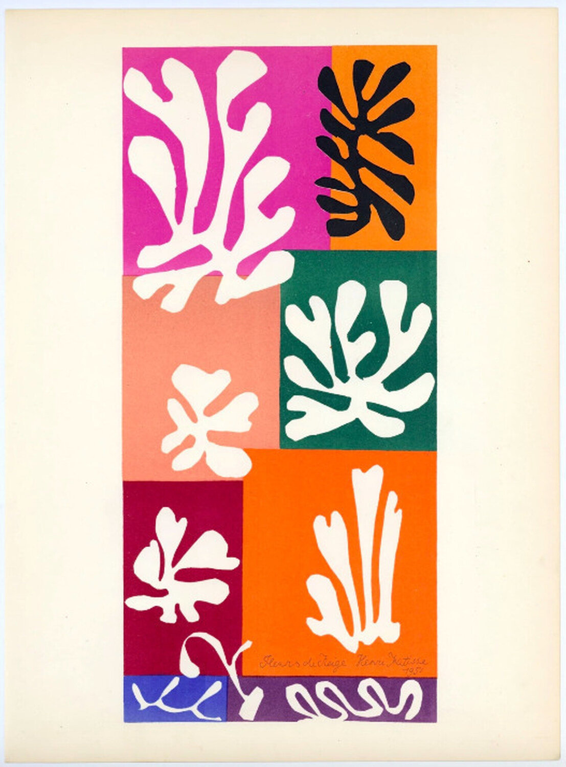 Fleurs de neige Henri Matisse