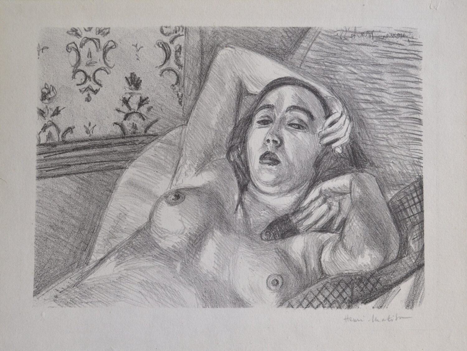 D416 Le Repos Du Modele Henri Matisse