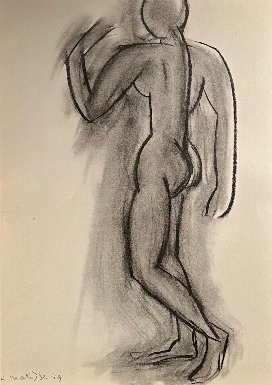 Derriere Le Miroir Figure Henri Matisse
