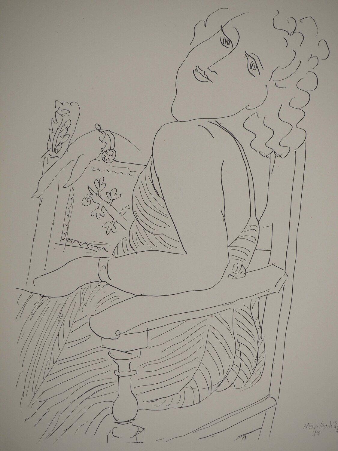 Le portrait au fauteui Henri Matisse