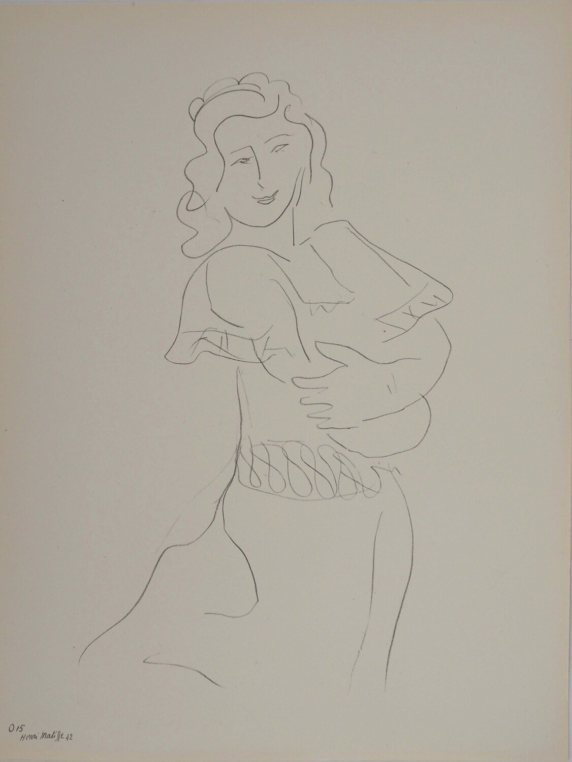 La danseuse, Lithographie signée Henri Matisse Print for sale