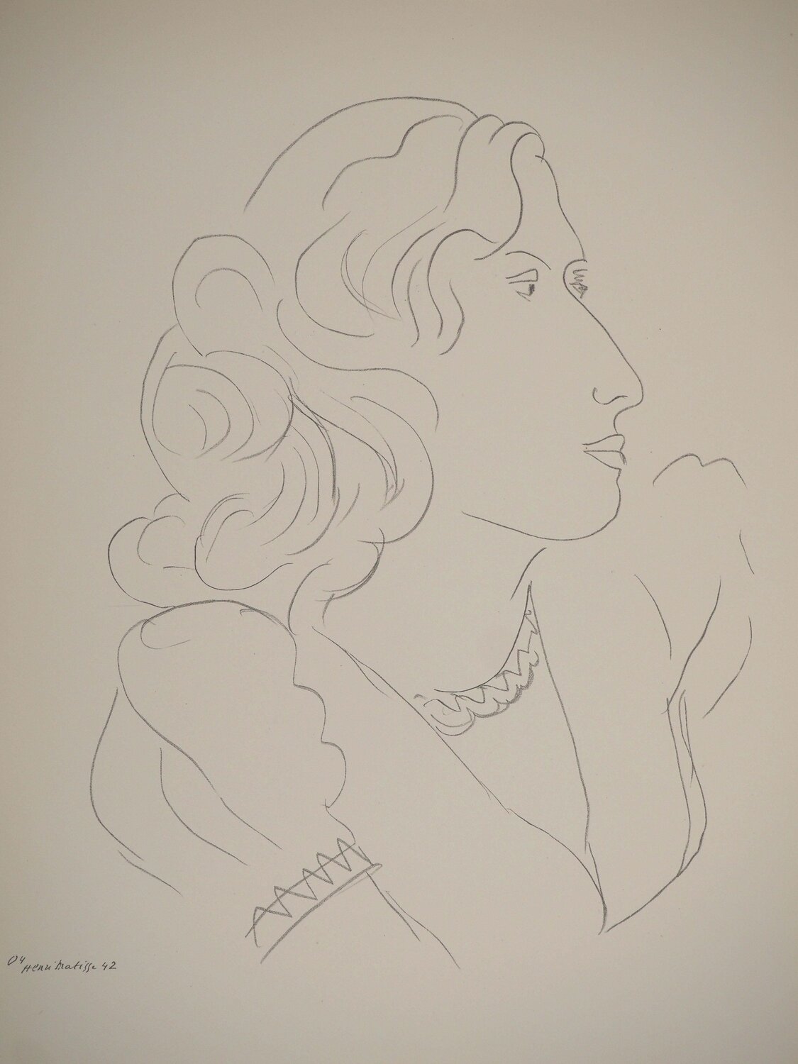 Portrait de sa muse Henri Matisse