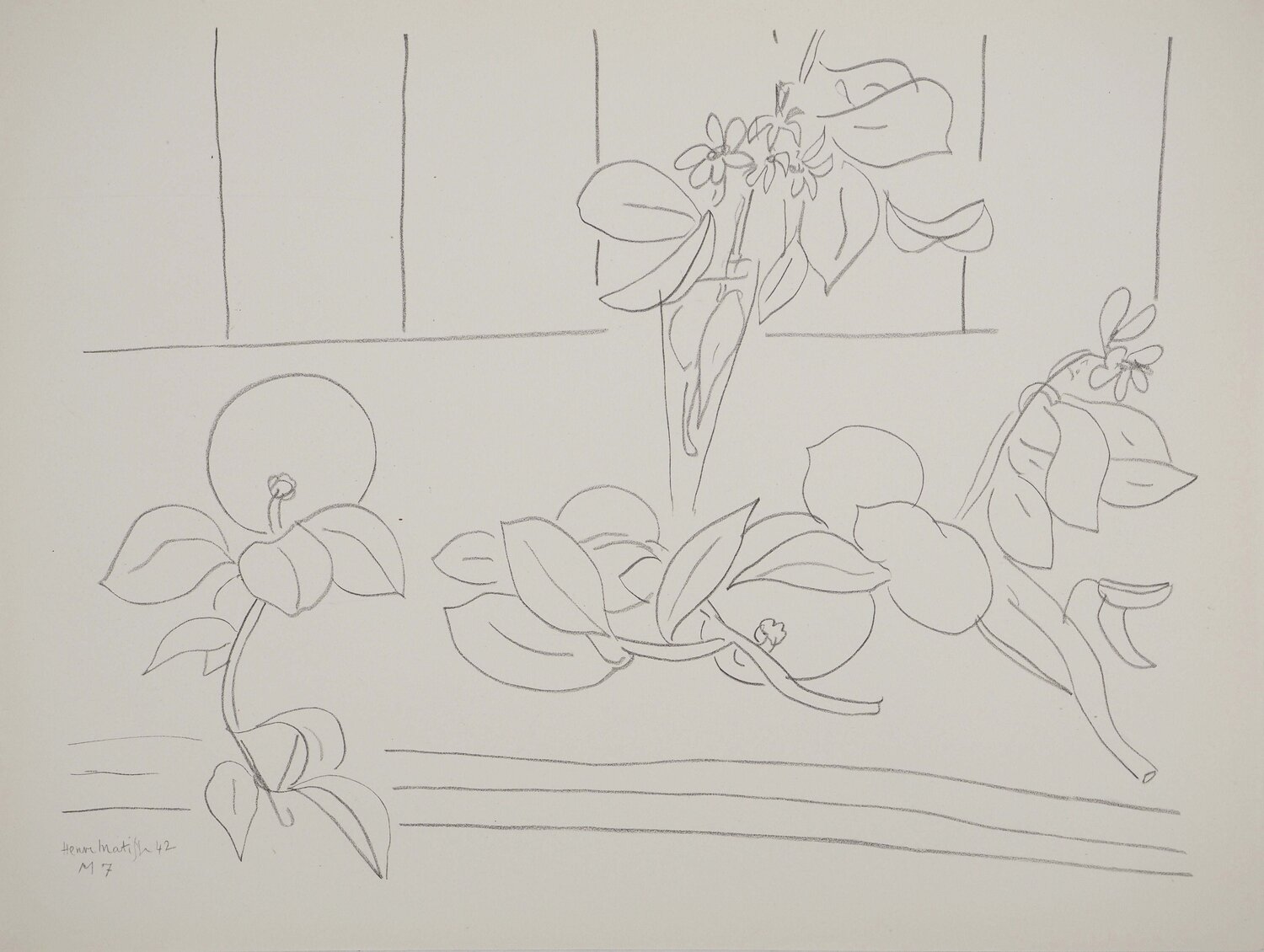 Représentation florale Henri Matisse Stampa in vendita