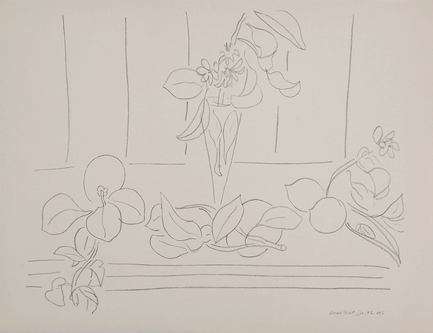 Observation de plantes Henri Matisse Afdruk te koop